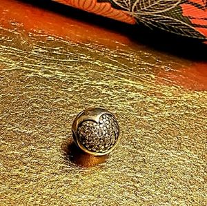 1 of 2 in my closet Pandora Heart Pave Clip